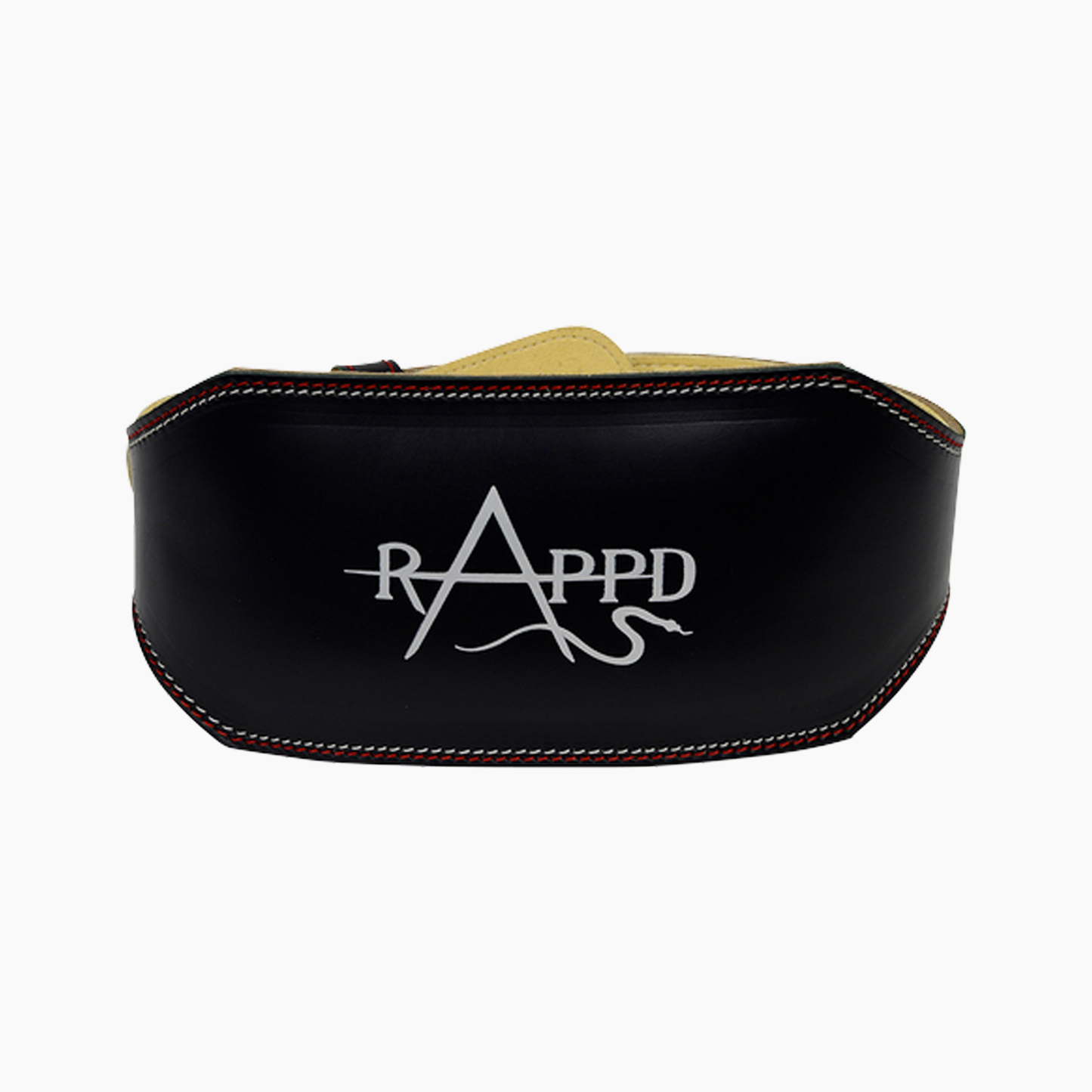 Rappd PRO SERIES 6" Leather Weight Lifting Belt, Quick Release Stainless Steel Buckle