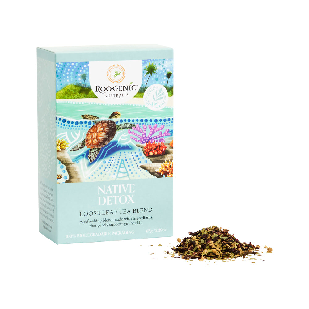 Roogenic Detox Loose Leaf Tea 65g, Native Daily Cleanse Blend