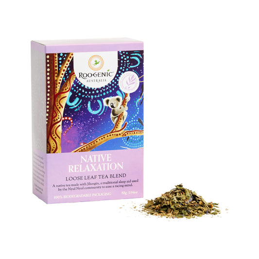 Roogenic Sleep Tea Loose Leaf 55g, Restful Night-time Herbal Blend