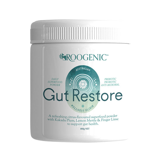 Roogenic Daily Superfood Powder Gut Restore 180g, Digestive Balance & Microbiome Support