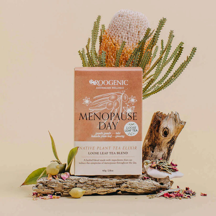 Roogenic Australian Wellness Menopause Day 18 Tea Bags, To Reduce Discomfort Of Symptoms