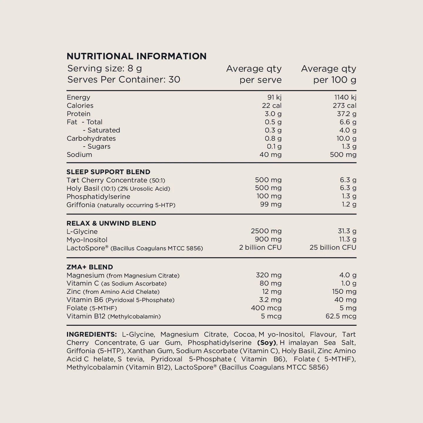 Switch Nutrition Sleep+ Magnesium Chocolate 240g Or 400g, Supports Healthy Sleep Patterns (Copy)