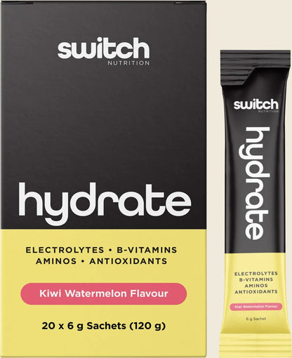 Switch Nutrition Hydrate Electrolytes No Added Sugar, Please Choose Your Size & Flavour