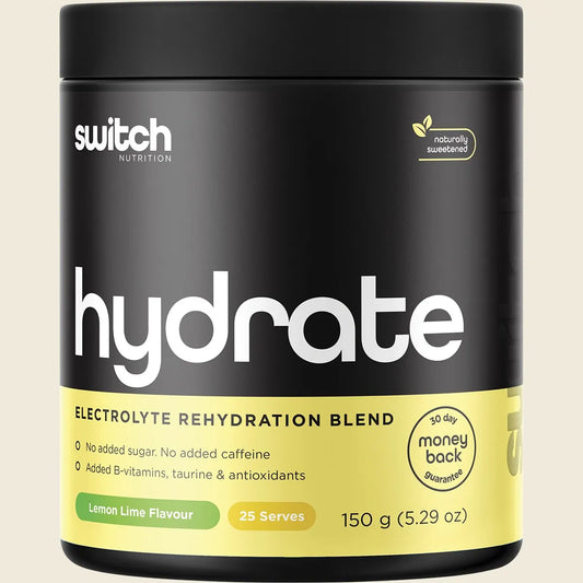 Switch Nutrition Hydrate Electrolytes No Added Sugar 150g, Choose Your Flavour