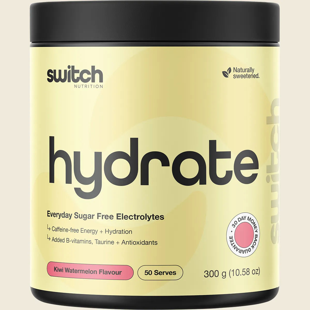 Switch Nutrition Hydrate Every Day Sugar Free Electrolytes 300g, Please Choose Your Flavour