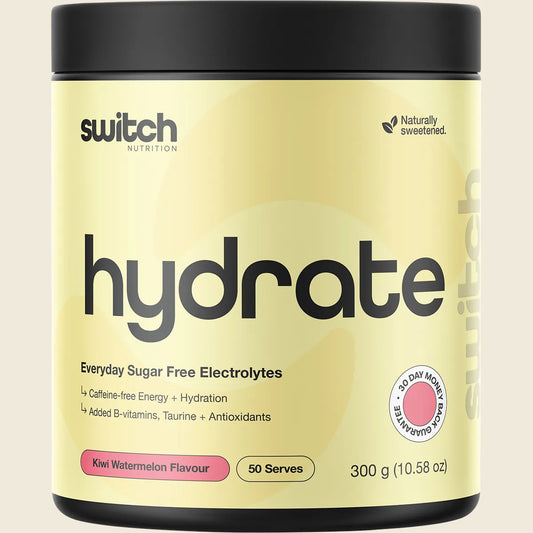 Switch Nutrition Hydrate Every Day Sugar Free Electrolytes 300g, Please Choose Your Flavour