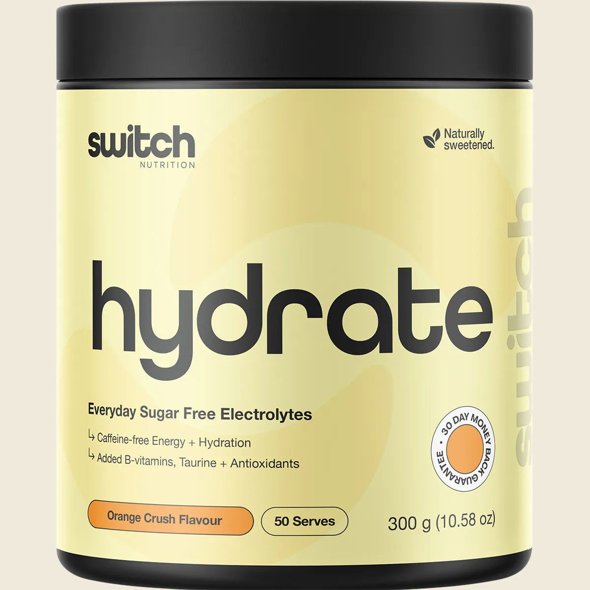 Switch Nutrition Hydrate Every Day Sugar Free Electrolytes 300g, Please Choose Your Flavour