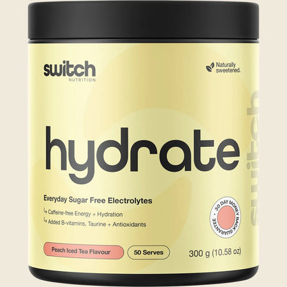 Switch Nutrition Hydrate Every Day Sugar Free Electrolytes 300g, Please Choose Your Flavour