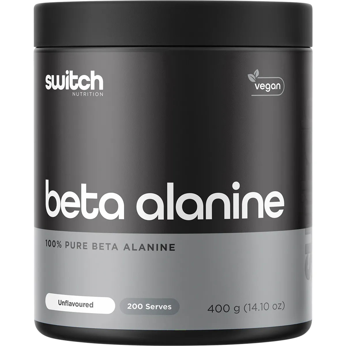 Switch Nutrition Beta Alanine Powder 100% Pure Unflavoured 400g (200 Serves)