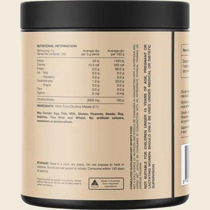 Switch Nutrition Citrulline 100% Pure Citrulline Unflavoured 300g, Training Day Staple