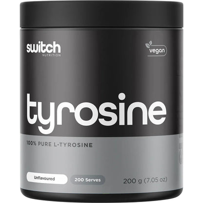 Switch Nutrition Tyrosine 100% Pure L-Tyrosine Unflavoured 200g (200 Serves)