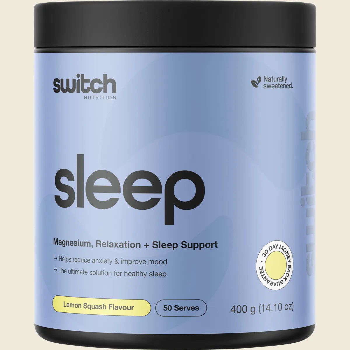 Switch Nutrition Sleep 20 X 8g Sachets Or 400g Tub, Magnesium Relaxation & Sleep Support
