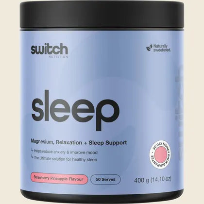 Switch Nutrition Sleep 20 X 8g Sachets Or 400g Tub, Magnesium Relaxation & Sleep Support