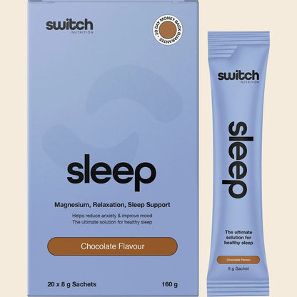 Switch Nutrition Sleep 20 X 8g Sachets Or 400g Tub, Magnesium Relaxation & Sleep Support
