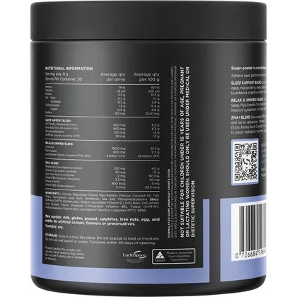 Switch Nutrition Sleep+ Magnesium Salted Caramel 240g (30 Serves)