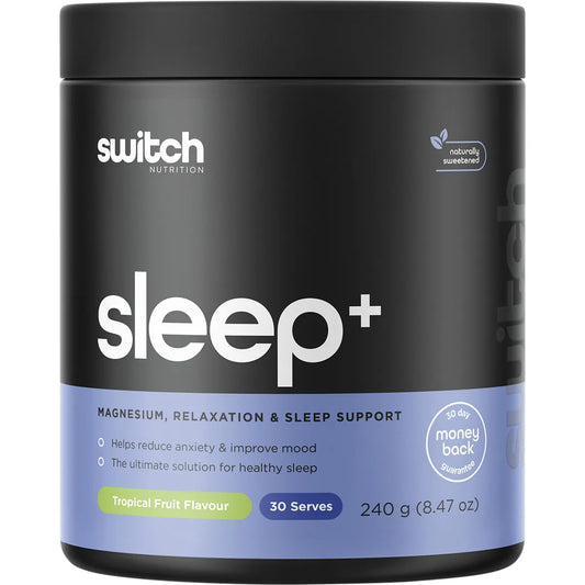 Switch Nutrition Sleep+ Magnesium Tropical Fruit 240g (30 Serves)