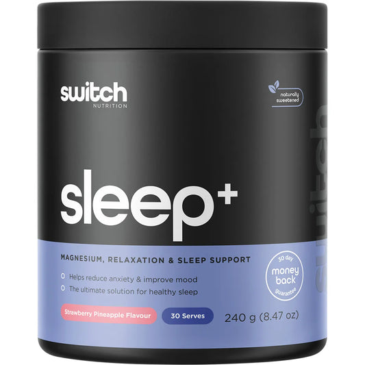 Switch Nutrition Sleep+ Magnesium Strawberry Pineapple 240g (30 Serves)