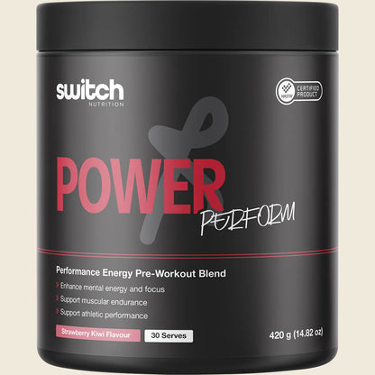 Switch Nutrition Power Perform 420g | 30 Servings, Precision-Built Energy for Serious Training