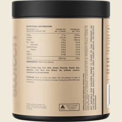 Switch Nutrition Glycine 100% Pure 200g, 200 Serves