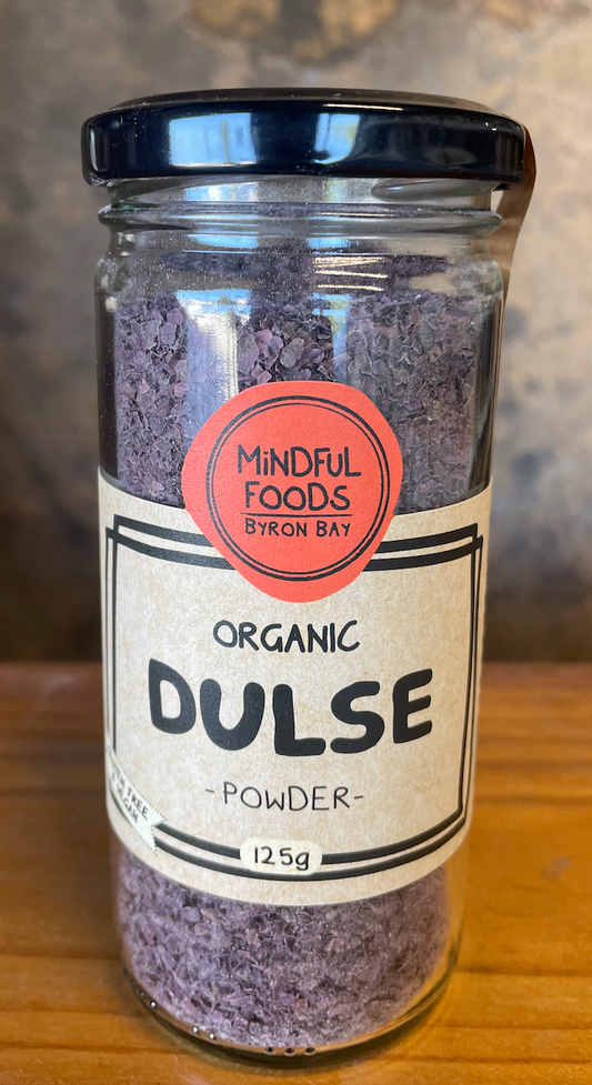 Mindful Foods Organic Dulse Powder 125g Or 250g, Nutrient Rich Red Algae