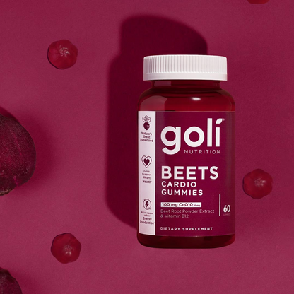 Goli Nutrition Gummies 60 Pieces, Beets