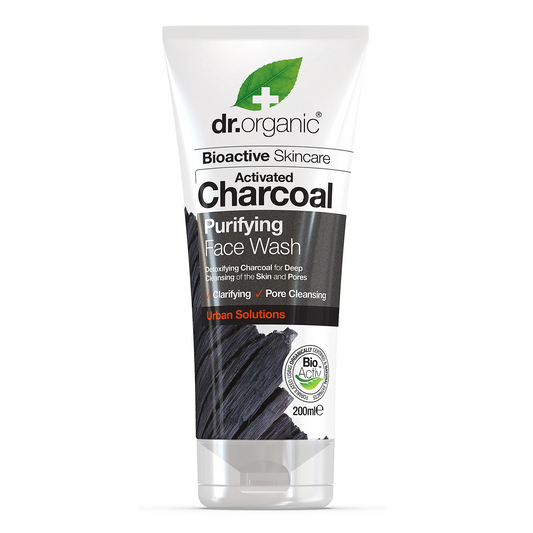 Dr Organic Face Wash 200ml, Activated Charcoal {Purifying}