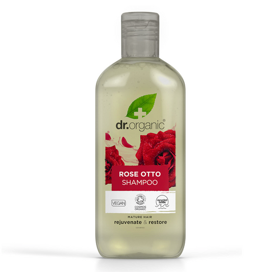 Dr Organic Shampoo 265ml, Rose Otto {Rejuvinate & Restore}