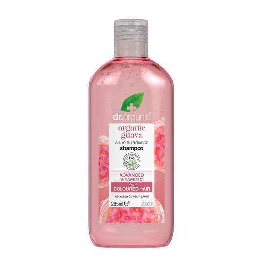 Dr Organic Shampoo 265ml, Guava {Shine & Radiance}