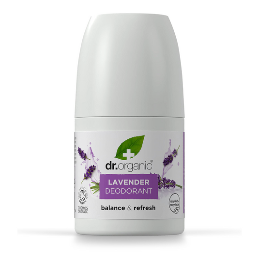 Dr Organic Roll-on Deodorant 50ml, Lavender {Balance & Refresh}