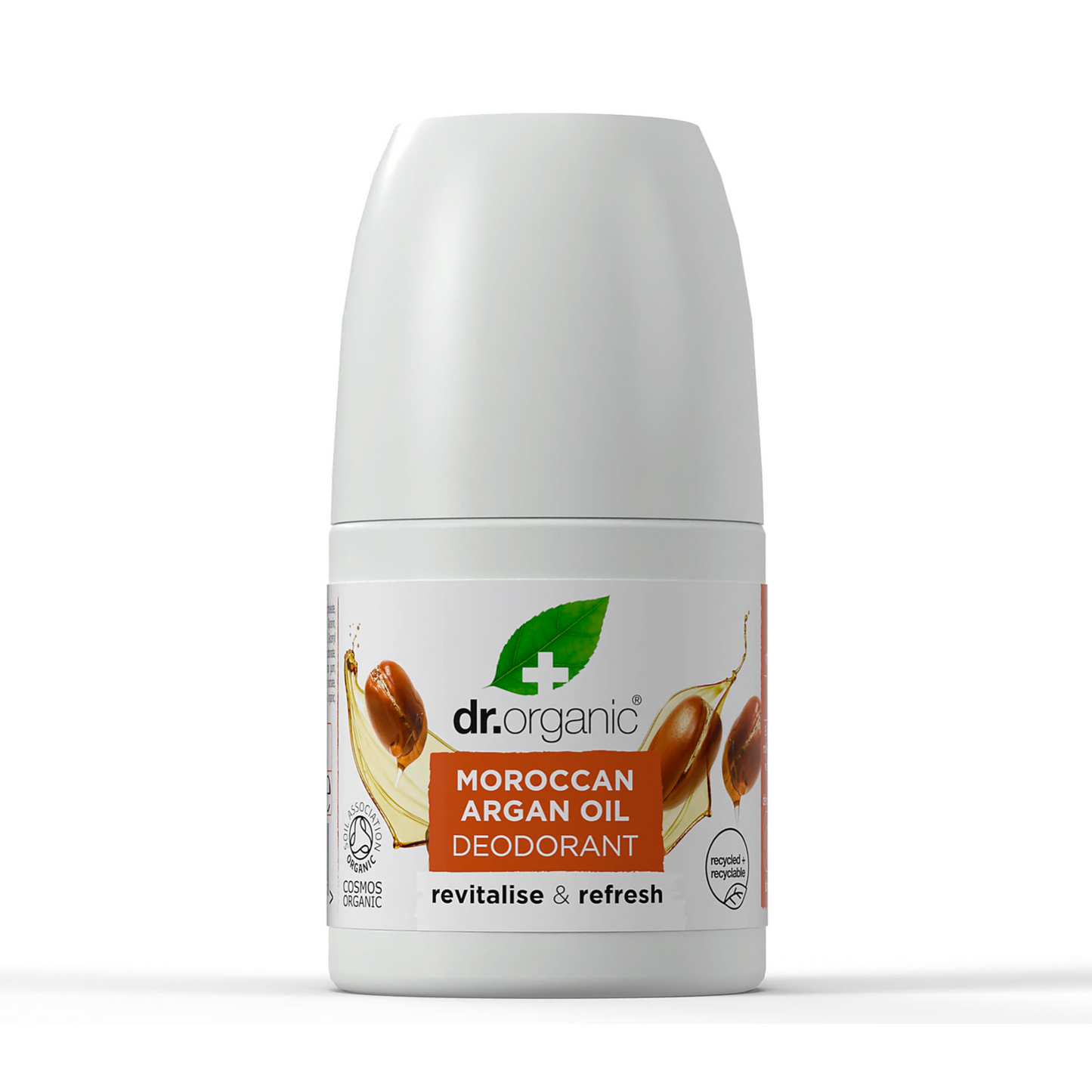 Dr Organic Roll-On Deodorant 50ml, Moroccan Argan Oil {Revitalise & Refresh}