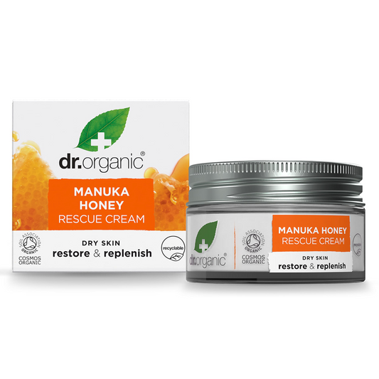 Dr Organic Rescue Cream 50ml, Manuka Honey {Restore & Replenish}