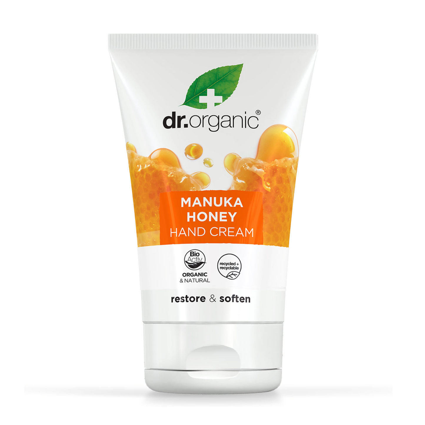 Dr Organic Hand & Nail Cream 125ml, Manuka Honey {Restore & Soften}