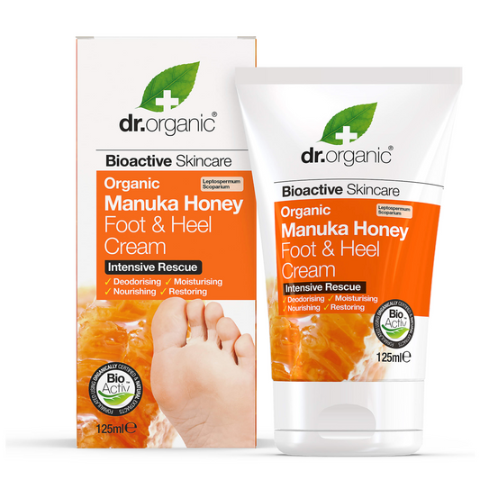 Dr Organic Foot & Heel Cream 125ml, Manuka Honey {Intensive Rescue}