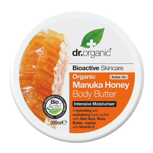 Dr Organic Body Butter 200ml, Manuka Honey {Intensive Moisturiser}