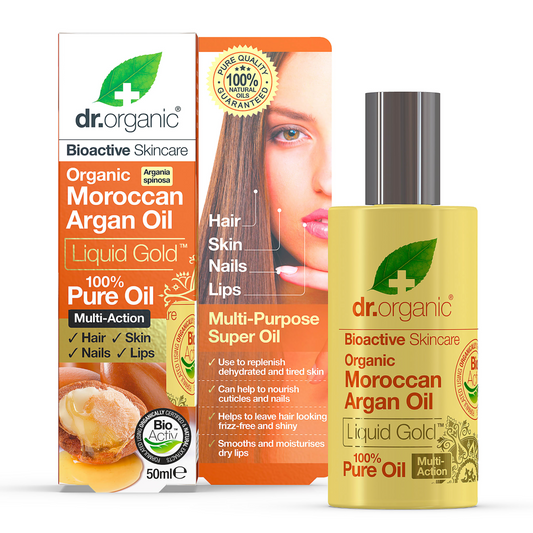 Dr Organic Pure Oil 50ml, Moroccan Argan Oil {Liquid Gold}