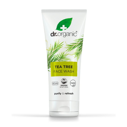 Dr Organic Face Wash 125ml, Tea Tree {Purify & Refresh}