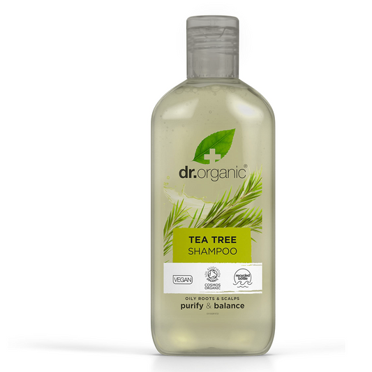 Dr Organic Shampoo 265ml, Tea Tree {Purify & Balance}