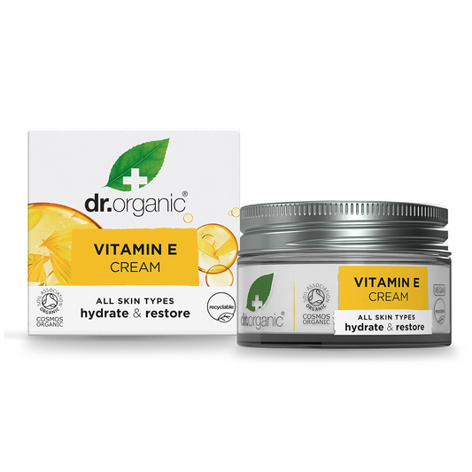 Dr Organic Cream 50ml, Vitamin E {Hydrate & Restore}