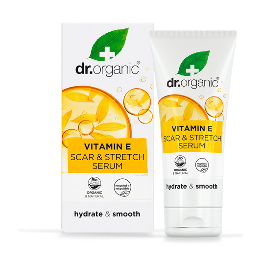 Dr Organic Scar & Stretch Mark Serum 50ml, Vitamin E {Hydrate & Smooth}