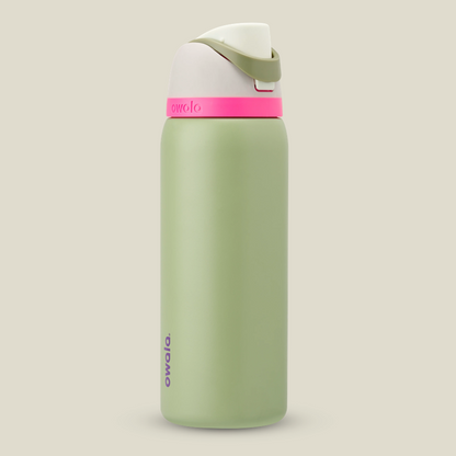 Owala FreeSip Stainless Steel Water Bottle 24oz, 32oz Or 40oz, Neo Sage