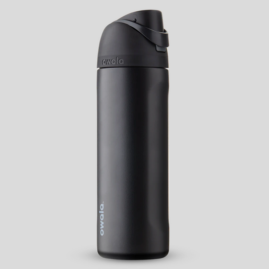Owala FreeSip Stainless Steel Water Bottle 24oz, 32oz Or 40oz, Very Very Dark