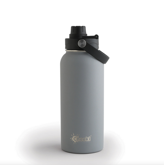 Cheeki Insulated Adventure Bottle 600ml Or 1L, Slate