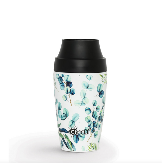 Cheeki Insulated Coffee Mug 350ml Or 450ml, Watercolour