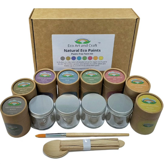 Eco Art & Craft, Natural Eco Paints {Award Winning, Non Toxic, Eco Friendly Paint Kit}