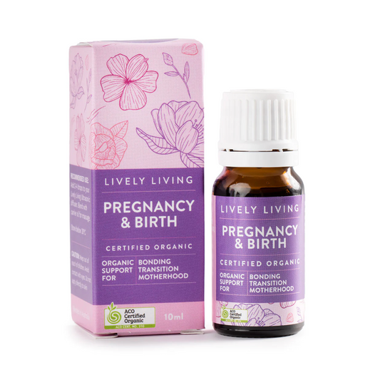 Lively Living Organic Essential Oil 10ml, Pregnancy & Birth Blend