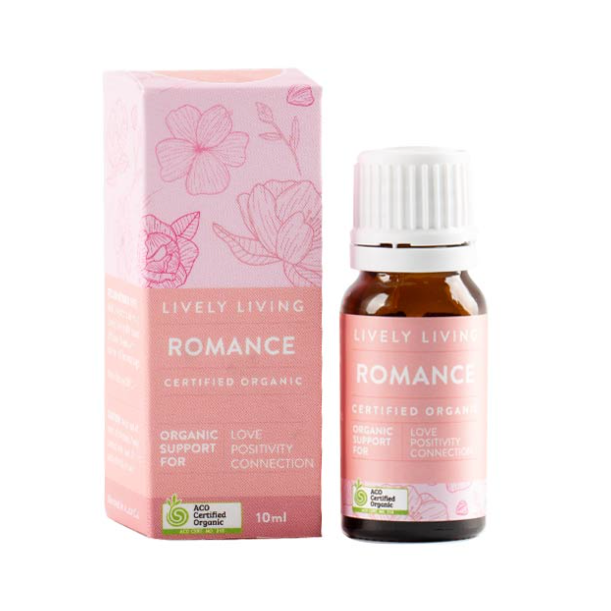 Lively Living Organic Essential Oil 10ml, Romance Blend