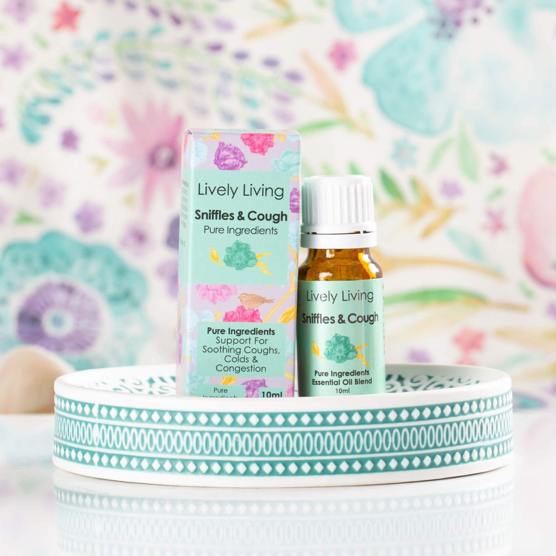 Lively Living Organic Essential Oil 10ml, Sniffles & Chest Blend