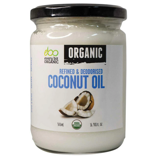 Every Bit Organic Coconut Oil 500ml, Refined & Deodorised