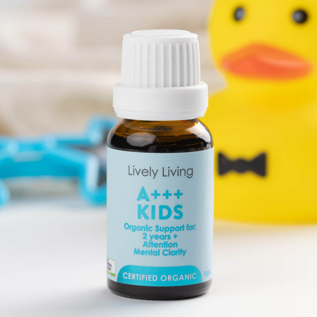 Lively Living Organic Essential Oil Blend 15ml, A+++ Kids