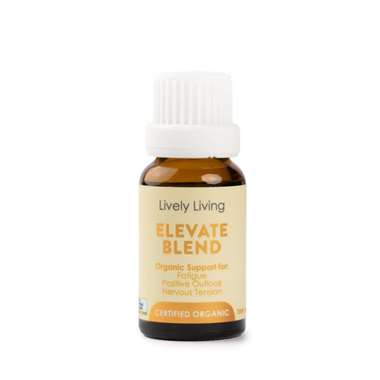 Lively Living Organic Essential Oil Blend 15ml, Elevate